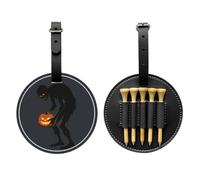 Sugar Conjuration Print Custom Halloween PU Golf Tees Holder | Bring Spooky Halloween Vibes To The Golf Course, Fun Golf Accessory And Gift For Golf Lovers