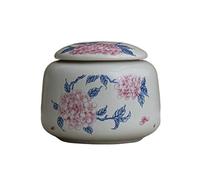 Sugar Container Chinese-Style Tea Storage Jar Retro Style 220ml for Home Use Suitable for Both Red and Green Round and Full Shape Spice Containers