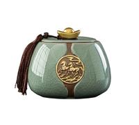 Sugar Container Suitable for Hotels Restaurants and Home Use Ceramic Tea Caddy Storage Container Chinese Retro Style Spice Containers