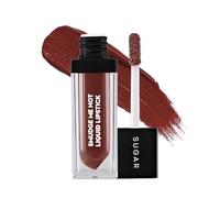 SUGAR Cosmetics Smudge Me Not Liquid Lipstick 14 Teak Mystique (Warm Brown), 4.5 gm