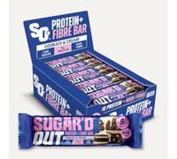 Sugar’d Out Protein + Fibre Oat Bars 62g x15 - High Protein No Added Sugar Snack Bars with Wholegrain Oats, Whey Protein & Fibre. Everyday Energy Snacking (Cookie and Cream)