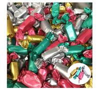 Sugar-Free Assorted Traditional Wrapped Toffees - No Sugar Added Chewy Candy, Individually Wrapped Sweets (1Kg)