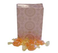 Sugar Free Barley Sugar Hard Boiled Sweets 250g Rectangular Box Pink Shimmer Pattern