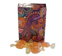 Sugar Free Barley Sugar Hard Boiled Sweets, 250g Rectangular Box with Paisley Pattern