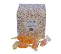 Sugar Free Barley Sugar Hard Boiled Sweets in Rose Pattern Box, 300g
