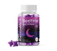 Sugar Free Bedtime Gummies x 60 | High Strength Natural Sources Fast Absorbing | Vegan Friendly | Gluten-Free | Chewable Berry Flavour |