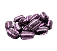 Sugar Free Blackcurrant & Liquorice Hard Boiled Sweets, Individually Wrapped Blackcurrant Candy with Liquorice Centre, Sugar Free Boiled Sweets (200g)