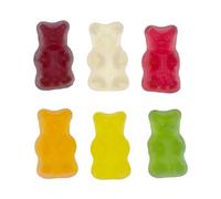 Sugar Free Candy Assortment - Cola Bottles, Teddy Bears, and Fruit Salad Mix - Delicious Low-Calorie, Guilt-Free Sweets for All Ages (02kg, Sugar Free Teddy Bears)