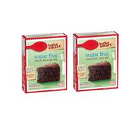 Sugar Free Chocolate Cake Mix 2X350g - Easy Baking Mix for a Rich, Moist No Sugar Added Cake - No Artificial Colours - For Diabetics & Low Sugar Diets - Serves 24 Total
