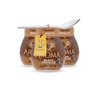 Sugar Free Coffee Syrups Bundle Which Includes: 3x Belgian Chocolate Aroma Coffee Syrup (66ml each) │ Zero Calorie Barista Syrup │ Bundled with 1x Stainless Little Spoon by Donny & Dev