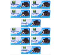 Sugar Free Dark Chocolate Gullon Digestive Biscuits 270g, I Pack of 10 I diabetic friendly biscuits on christmas or birthday. By First 4 Health
