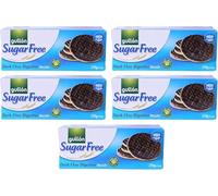 Sugar Free Dark Chocolate Gullon Digestive Biscuits 270g, I Pack of 4 I diabetic friendly biscuits on christmas or birthday. By First 4 Health