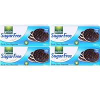 Sugar Free Dark Chocolate Gullon Digestive Biscuits 270g, I Pack of 4 I diabetic friendly biscuits on christmas or birthday. By First 4 Health