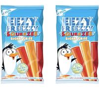 Sugar Free Eezy Freezzy Ice Lollies Pack of 2 (ie 20 X 50ml freeze pops) - Gluten Free - Vegan