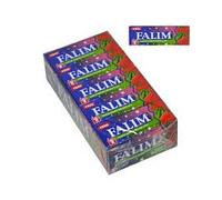 Sugar Free Falim Chewing Gum with Watermelon Flavour | 5 pcs x 20 Pack (Total 100 Pieces) | Karpuz Aromalı Sakız | Aspartame-Free | Vegan | Turkish Gum | Fruity Refreshment