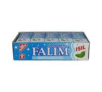 Sugar Free Falim Isil Chewing Gum with Baking Soda & Mint Flavour | 5 pcs x 20 Pack (Total 100 Pieces) | Karbonatlı Naneli Sakız | Fresh Breath | Aspartame-Free | Vegan | Turkish Gum