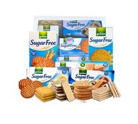 Sugar Free Hamper Biscuit Box Bundled With Sugar Free Cookies And No Sugar Shortbreads | A Suitable Diabetic Selection UK Gift Box