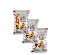 Sugar Free Hamper - Fruit Flavoured Toffees - 3 Pack Variety Bundle with E-Ficci Thank You Card - Vegetarian Sweets