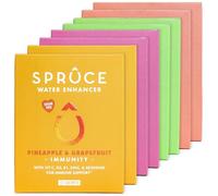 Sugar-Free, Low Calorie Water Enhancer - Hydrate, Support Immunity, Heart, Brain & Bones, Boost Metabolism & Energy with Ginseng & Ginkgo, 4 Flavours - Raspberry, Cherry, Lime, Pineapple, 96 Sachets