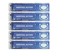 Sugar Free Menthol Action Original Cough Sweets 32g (Pack of 5 Bars) Clearing Original Flavour Throat Lozenges - Soothing Sore Throat Relief Hard Boiled Sweets