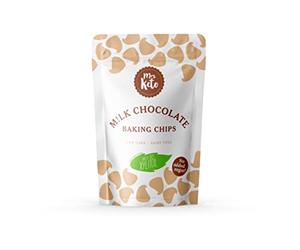Sugar Free Milk Chocolate Chips by Mrs. Keto | Vegan, Low Carb, No Added Sugar, Diabetic Friendly | 200g