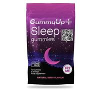 Sugar Free Sleep Gummies x 5 Servings Travel Pack | High Strength Natural Sources Fast Absorbing | Vegan Friendly | Gluten-Free | Chewable Berry Flavour | Gummy up