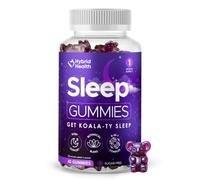 Sugar-Free Sleep Gummies x 60 - Sleep Aid 8-in-1 Formula with Ashwagandha, L Theanine, Magnesium & More, High Strength Natural Berry Flavoured, Get Koala-Ty Sleep, 60 Gummies