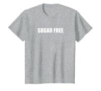 Sugar Free T-Shirt, Youth, Heather Grey, Small