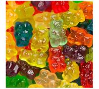 Sugar Free Teddy Bears - Assorted Fruit Flavour Gummy Sweets Bulk Bag - Gelatine-Free, No Added Sugar, Fat Free, Ideal for Parties, Sharing & Pick and Mix (1kg)