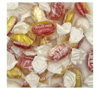 Sugar Free Wrapped Hard Boiled Sweets Mix - Assorted Guilt-Free Flavoured Hard Candies (1000g, Sugar Free Pear Drops)
