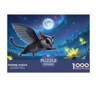 Sugar Glider 1000 Piece Jigsaw Puzzle For Adults Challenging Game Stress Relief Puzzle Exercise The Memory of The Brain for Adults And Kids, Age 12 Years Up 38x26cm/1000pcs