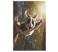 Sugar Glider 1000 Pieces Wooden Jigsaw Puzzle for Adults Puzzles Brain Exercise Challenge High Difficulty Game for Kids （78×53cm）
