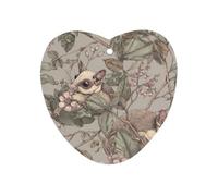 Sugar Glider Animals Pattern Printed Car Air Fresheners Long Lasting Hanging Ocean Scented Cards Tablets for Closet Bathroom