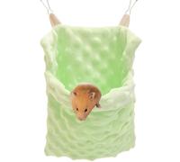 Sugar Glider Bonding Pouch Carrier Bag Sling Sleep Bag with Adjustable Strap for Travel Gliders Ferret Rat Hedgehog Hamster Small Pets (Green)