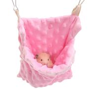 Sugar Glider Bonding Pouch Carrier Bag Sling Sleep Bag with Adjustable Strap for Travel Gliders Ferret Rat Hedgehog Hamster Small Pets (Pink)