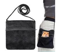 Sugar Glider Carrier Bag, Secure Design, 17x17x1cm, Portable Crit-ter Carrier, Mini Animal Travel Bag, Multi-Purpose Use, for Hiking Camping Commuting Outdoor Short Trips