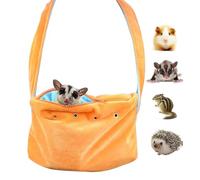Sugar Glider Case - Hamster Carrier, Portable Small Animal Bag, Housing Unit for Resilient Synthetic Accessories | Ventilation with Strap for Parrots, Furet