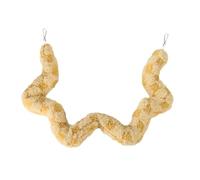 Sugar Glider Climbing Rope - Bendable Bird Play Accessory, Hamster Enrichment Toy | Plush Wire 100cm Long Rope For Small Pets Exercise Fun Mental Stimulation Cage Hanging Indoor Bedroom Living Room An