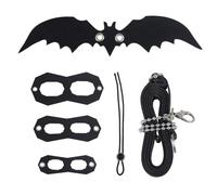 Sugar Glider Harness Set, Bat-shaped Hamster Harness with Leash Adjustable Traction Ropes Vest for Hamsters Chipmunks Chinchillas Lizards And Other Small Pets