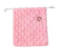 Sugar Glider Pouch 7x6in Soft Fluffy Sugar Glider Bonding Pouch with Breathable Vent Drawstring Portable Guinea Pig Carrier for Squirrel Hamster Hedgehog Small Pet
