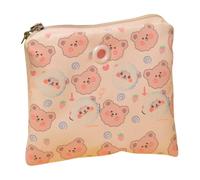 Sugar Glider Pouch, Bonding Sleep Bag, Bite-Proof Carrying Accessory, Breathable Soft Interior, Zippered Security Closure, for Hamster, Chinchilla, Squirrel Travel, 14x13x2cm Bean Fleece