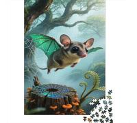 Sugar Glider Puzzles 1000 Pieces Fly Decoration Puzzle for Adults And Kids Gift High Difficulty Game Challenging Puzzles Home Game 1000pcs (75x50cm)
