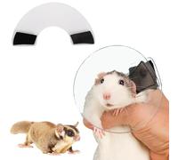 Sugar Glider Recovery Cone - Adjustable Protection Collar Soft Recovery Collar for Rat Bird Hamster Rabbit Guinea Pig After Surgery Wound Healing Elizabeth Neck E Collar for Small Animal (M (6-12cm))