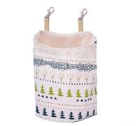 Sugar Glider Sleeping Pouch 7.8inch Hanging Bed Soft Flannel Glider 7.8inch Cozy for nest Large Cage Hanging Bag 7.8inch for Small Pets Breathable Sugar Glider Pouch 20cm Square Sleeping for spot