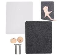 Sugar Glider Toys - Climbing Mats, Enrichment Accessories, Small Pet Supplies | Space Saving Interactive Cage Furniture Wall Playset for Hamster Chinchilla Hedgehog Ferret Bunny Pet Habitat