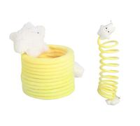 Sugar Glider Toys, Elastic Climbing Ropes, Hanging Cage Accessories, EnrichmentSoft Touch Small Pet Swing Toys for Rats Birds(A,2.4m)