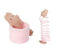 Sugar Glider Toys, Elastic Climbing Ropes, Hanging Cage Accessories, EnrichmentSoft Touch Small Pet Swing Toys for Rats Birds(C,2.4m)