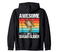 Sugar Gliders Awesome like a Sugar Glider Zip Hoodie