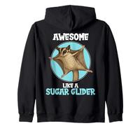 Sugar Gliders Awesome like a Sugar Glider Zip Hoodie