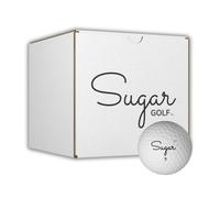 Sugar Golf Pure | 3-Piece Construction | Premium Urethane Cover | White | 8 Golfballs